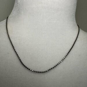 925 Silver Necklace 8.50”